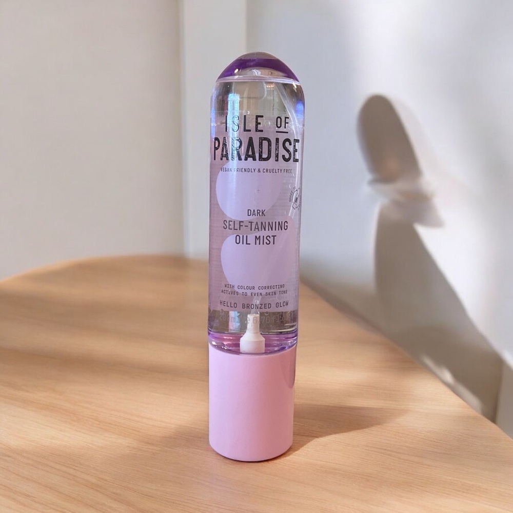⚫️ Isle of Paradise Self-Tanning Oil Mist in Shade Dark Full-Size New - Picture 2 of 5